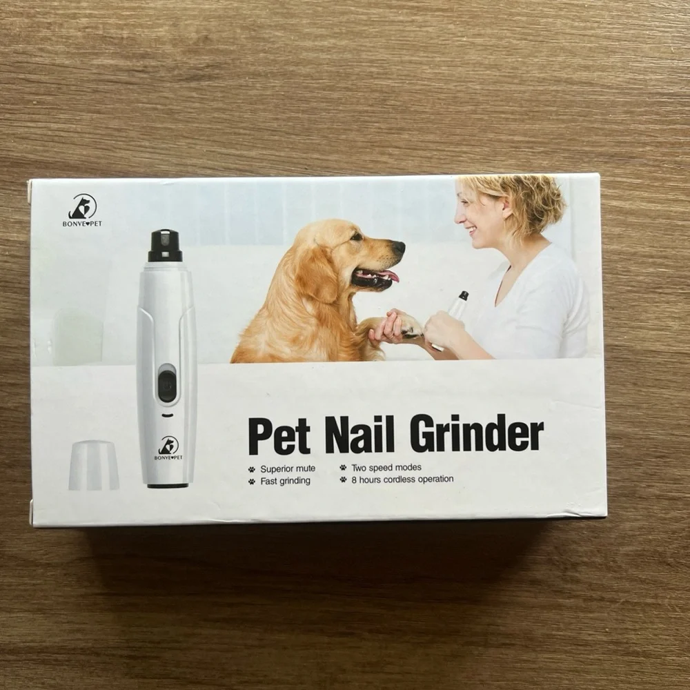 Pet Nail Grinder - White Dog and cats